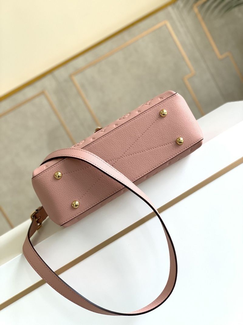 欲しい♡超限定♪ルイヴィトン ジョルジュ BB コピー バッグ★2way モノグラム グレインレザー ショルダーバッグ♪ローズプードル M53942激安送料無料