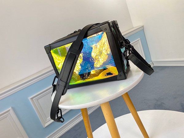 関税負担なしルイヴィトン ショルダーバッグ コピー モノグラム ソフトトランク クリア レザー ショルダー M55932