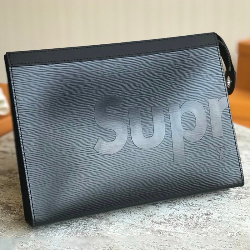 完売必至 シュプリーム × ​ルイヴィトン コピー z Pochette Jour GM クラッチバッグ BLACK M66889