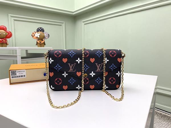 ルイヴィトン ショルダーバッグ コピー☆モノグラム ポシェット フェリシー ゲーム オン M80232