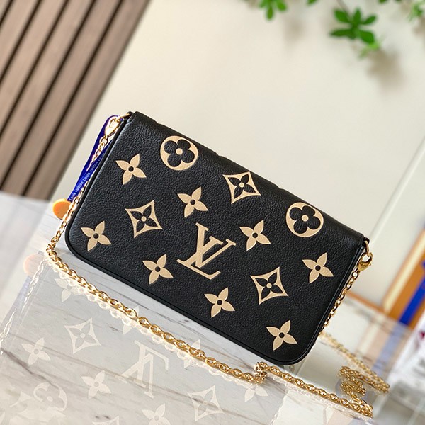 最新ルイヴィトン ショルダーバッグ コピー モノグラム アンプラント ポシェットフェリシー ミニバッグ M80482高い品質
