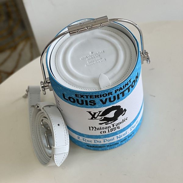 春夏新作ルイヴィトン ペイントカン ペンキ缶風ハンドバッグ コピー M81593通販