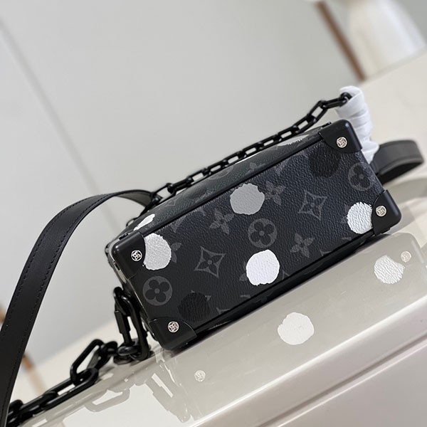 ルイヴィトン × 草間彌生 偽物 LV × YK ミニ･ソフトトランク M81936最高級