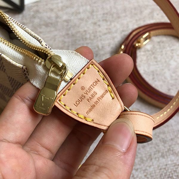 定番 ルイヴィトン ショルダーバッグ コピー ダミエ ポシェット アクセソワール トートバッグ N41207N級品