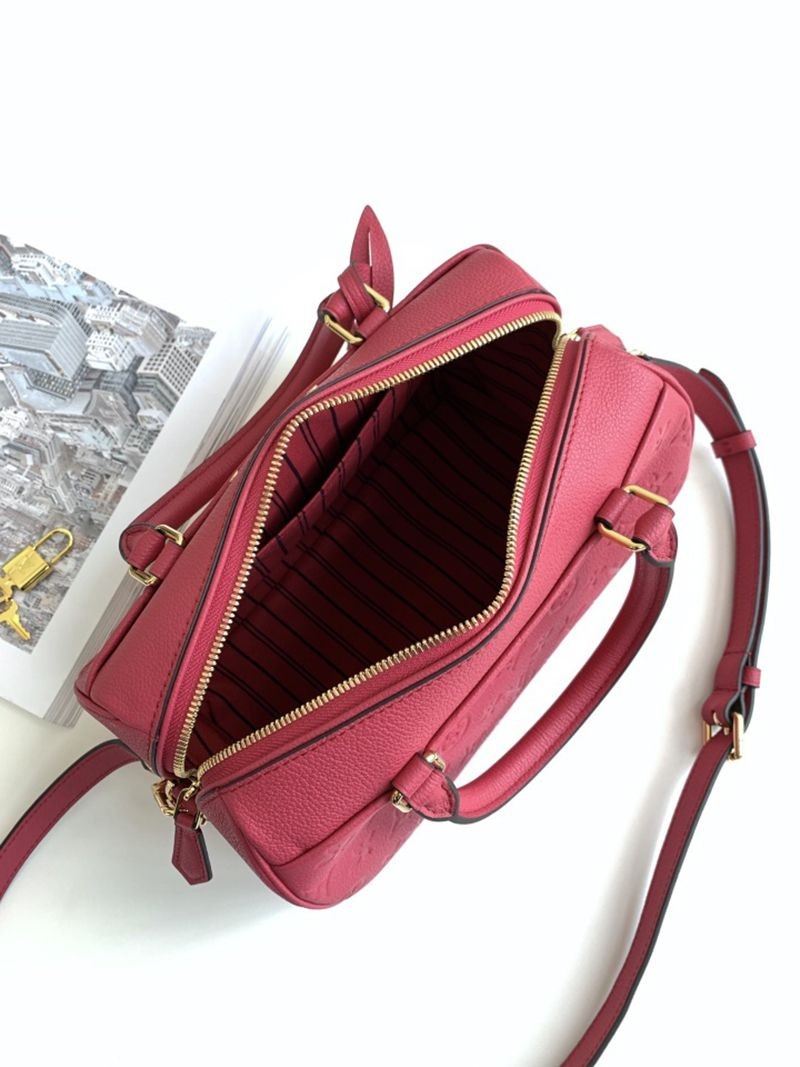 送料込ルイヴィトン コピー スピーディバンドリエール25/30★プラムレッド アンプラント ハンドバッグ vug25823品質保証