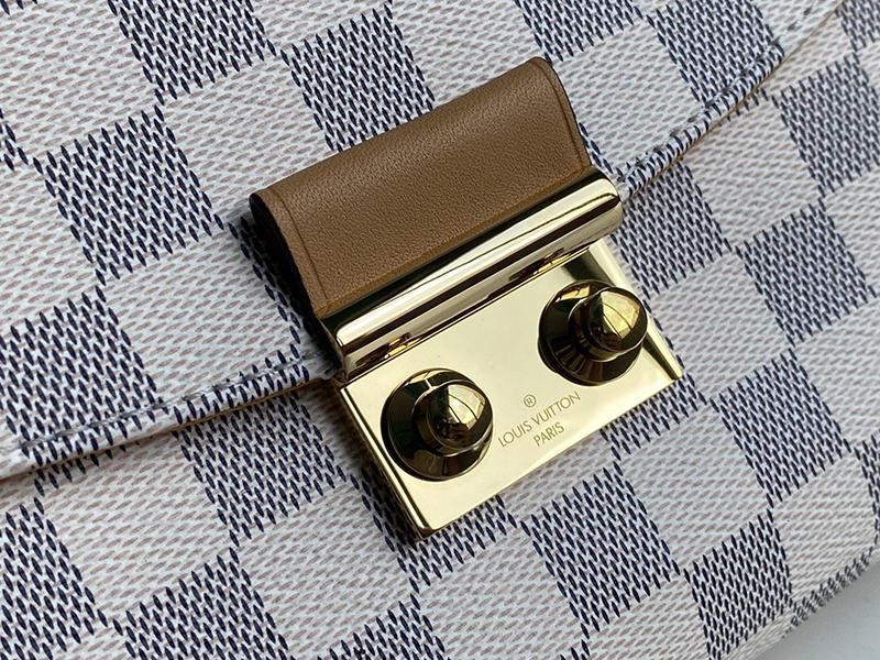 一目惚れ♪ルイヴィトン クロワゼット 偽物 バッグ ダミエ アズール 2way vuh41347N級品
