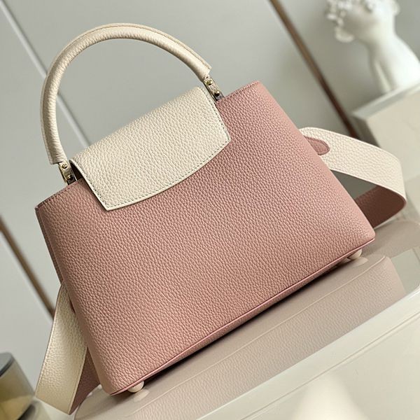 プレゼント最適 ルイヴィトン バッグ 偽物 CAPUCINES MM カプシーヌMM vuu25137最高級