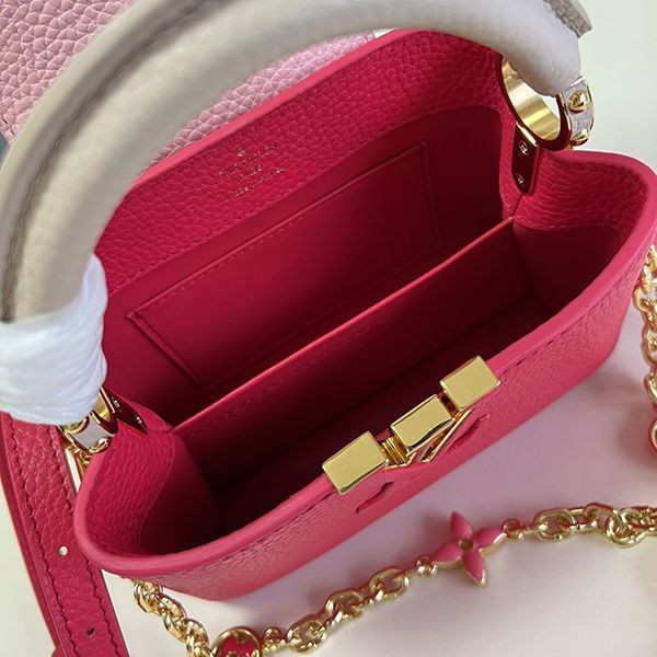 【使い勝手抜群】ルイヴィトン カプシーヌ MINI ハンドバッグ 偽物 vuv99824代引きを販売
