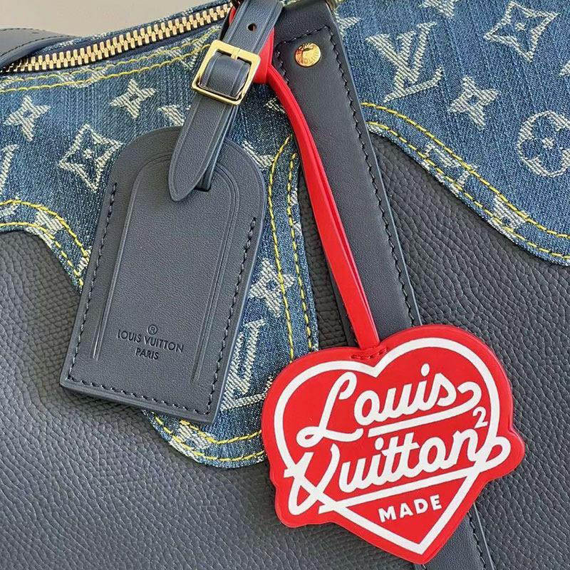 21-22AWルイヴィトン× NIGO キーポル コピー バンドリエール 50 vuy21908N級品