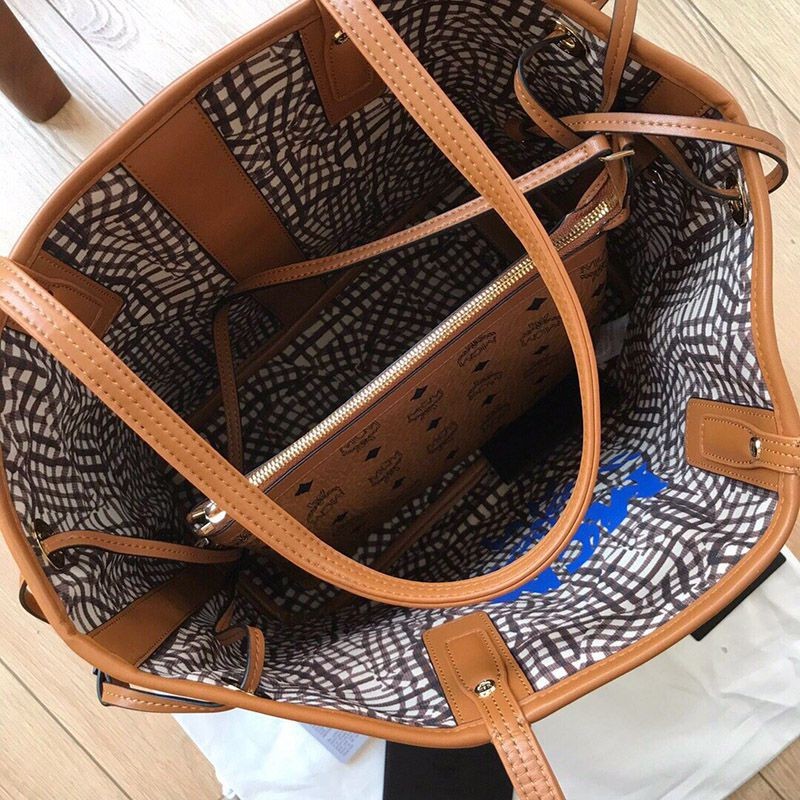 MCM コピー エムシーエム トートバッグ ヴィセトス Medium リバーシブル LIZショッパー mcb61935N級品