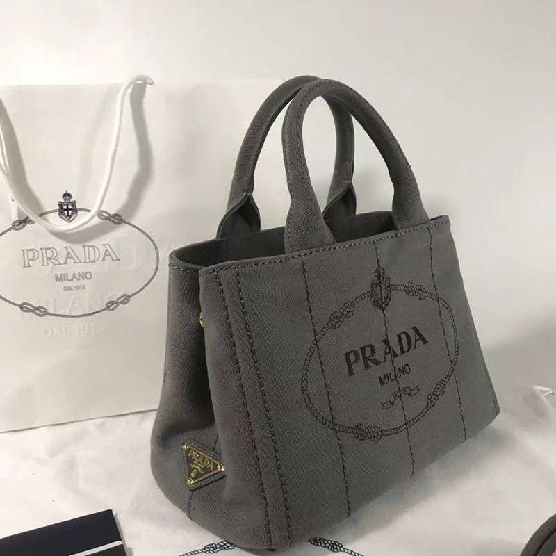 [プラダ] カナパ x レザー トートバッグコピー / ショッピングバッグ 【追跡付】 puj76372激安送料無料