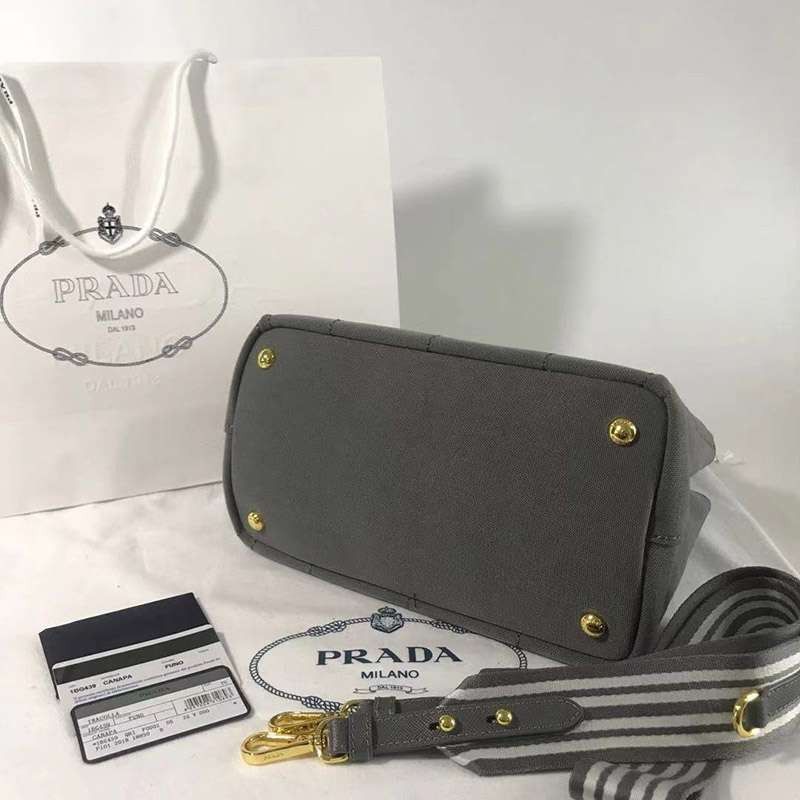 [プラダ] カナパ x レザー トートバッグコピー / ショッピングバッグ 【追跡付】 puj76372最高級