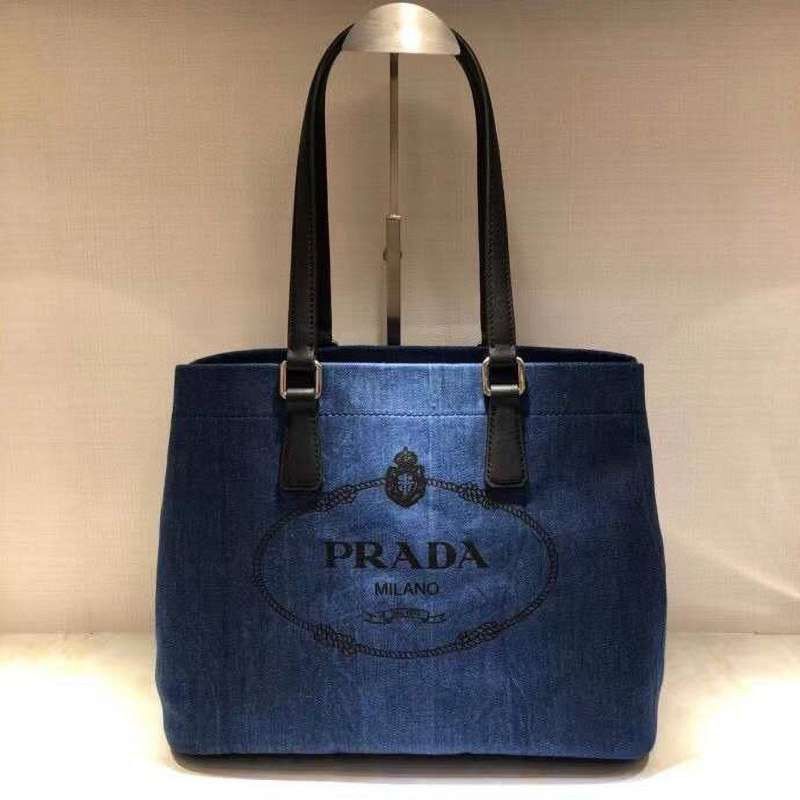N級品[プラダ] カナパ x レザー トートバッグ 偽物 / ショッピングバッグ pua30836