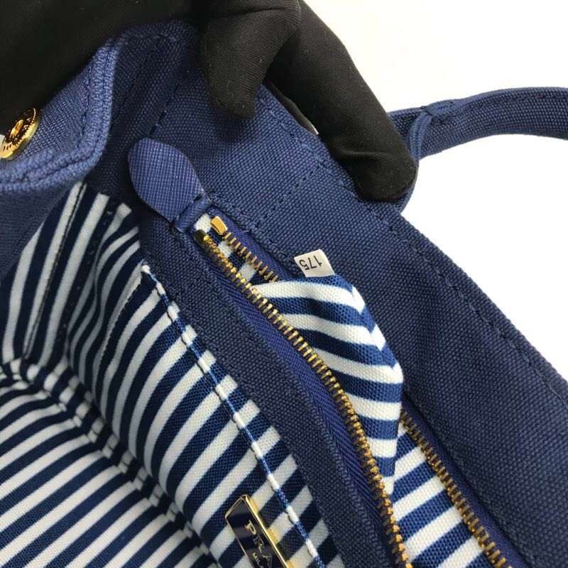[プラダ] カナパ x レザー トートバッグ 偽物 / ショッピングバッグ puw75591代引きを販売