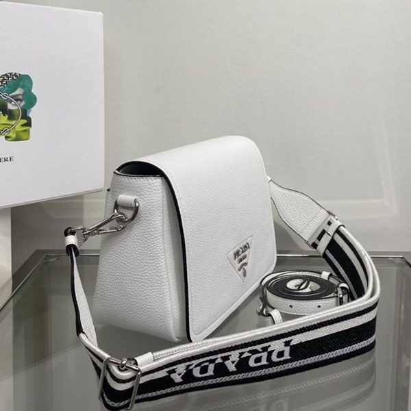 すぐ届 プラダ レタリングロゴ レザー ショルダーバッグ コピー puc97248激安送料無料