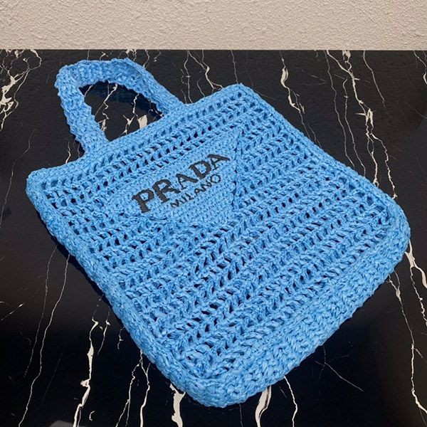 21-22AWプラダ ラフィア トートバッグ スーパーコピー pui84257高い品質