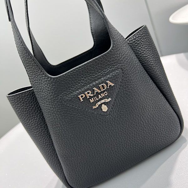 21-22AW プラダ*フルー レザートート偽物 small puj35820人気