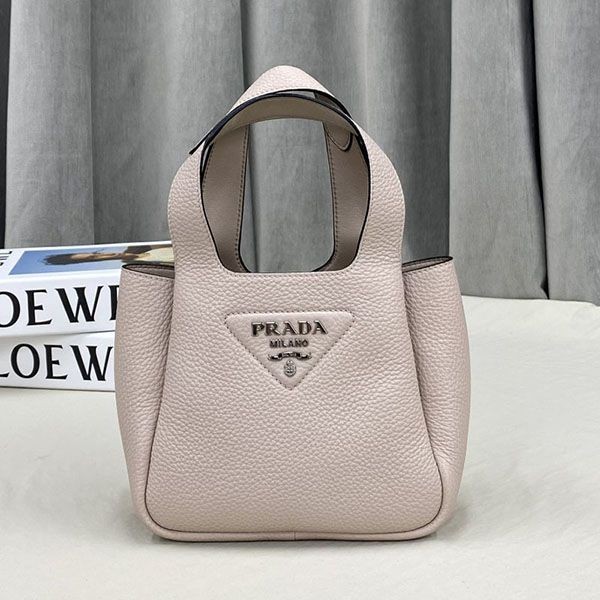 21-22AW プラダ*フルー レザートート偽物 small puj35820代引きを販売