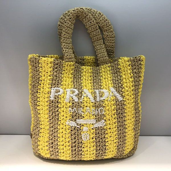 可愛い★プラダ ラフィアトート 偽物 スモールサイズ pum47061