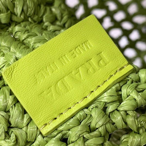 人気No1 プラダ かごバッグ★ラフィアトートバッグ コピー ロゴ刺繍ストロー pun18203激安送料無料