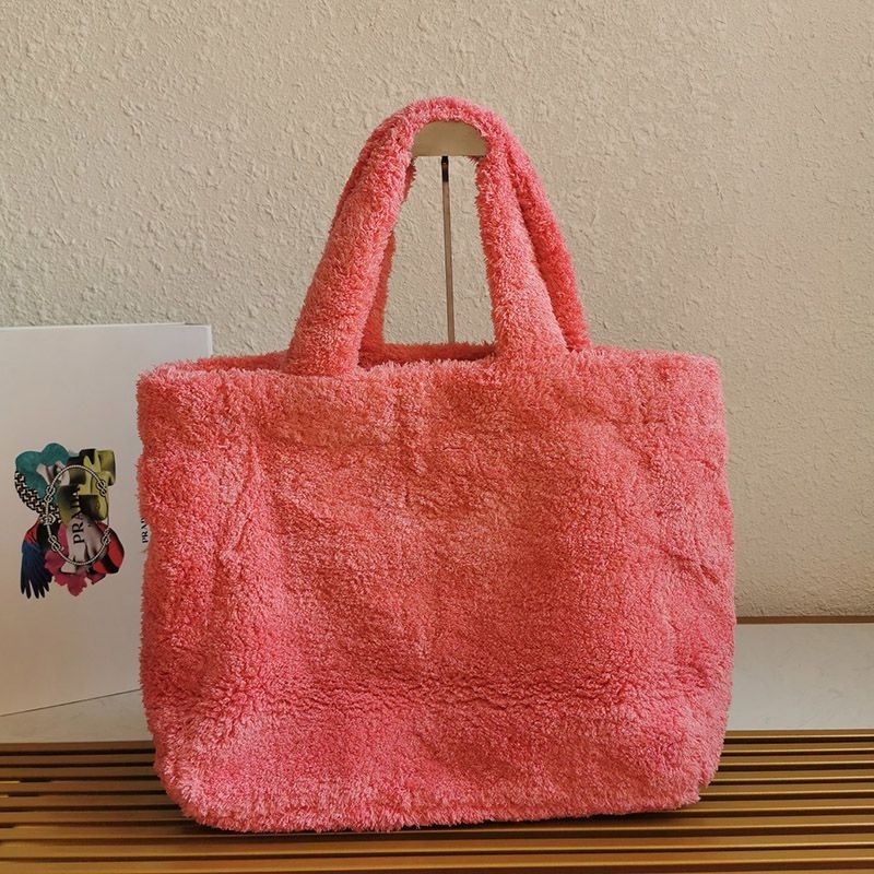 21AW【プラダ】コピー テリー トートバッグ 関税送料込 puu07080人気