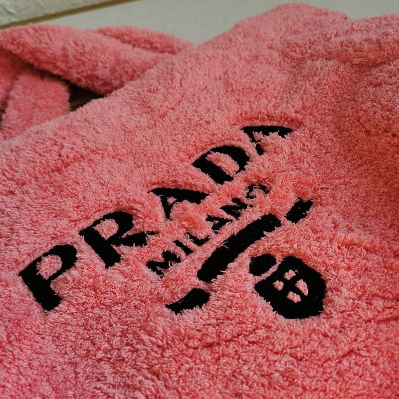 21AW【プラダ】コピー テリー トートバッグ 関税送料込 puu07080N級品