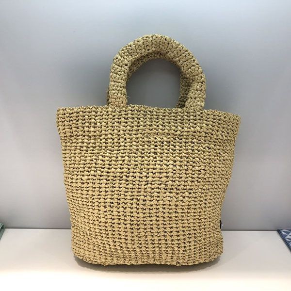 雑誌 付録 プラダ かご バッグ コピー ラフィアトート スモールサイズ puz91565通販