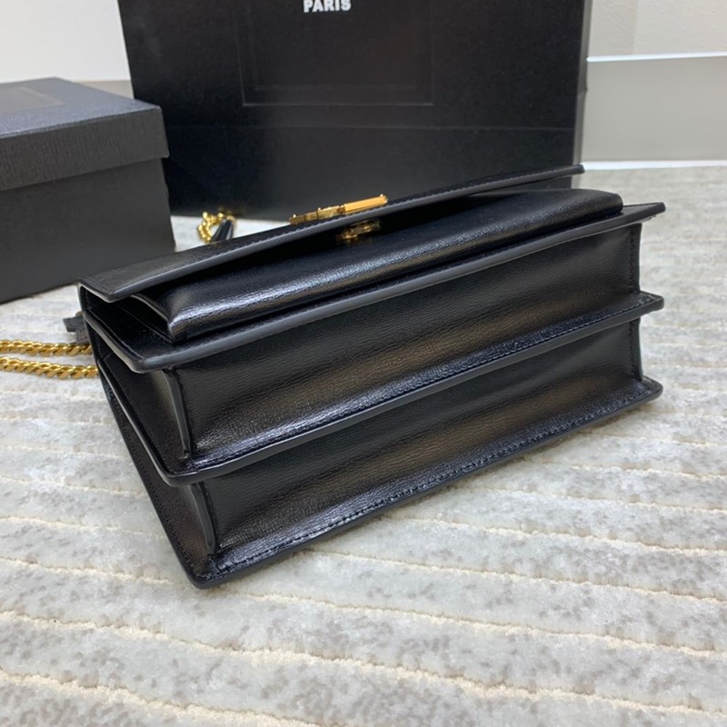 完売必至サンローラン ショルダーバッグ 偽物 サンセット ミディアム バッグ クロコ エンボス Sad89351品質保証