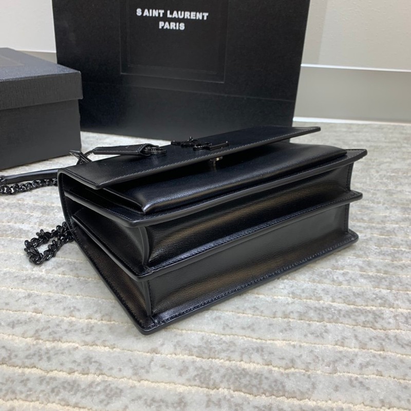 21AW新作サンローラン ショルダーバッグ 偽物 サンセット ミディアム バッグ クロコ エンボス 442906DND0J9207品質保証
