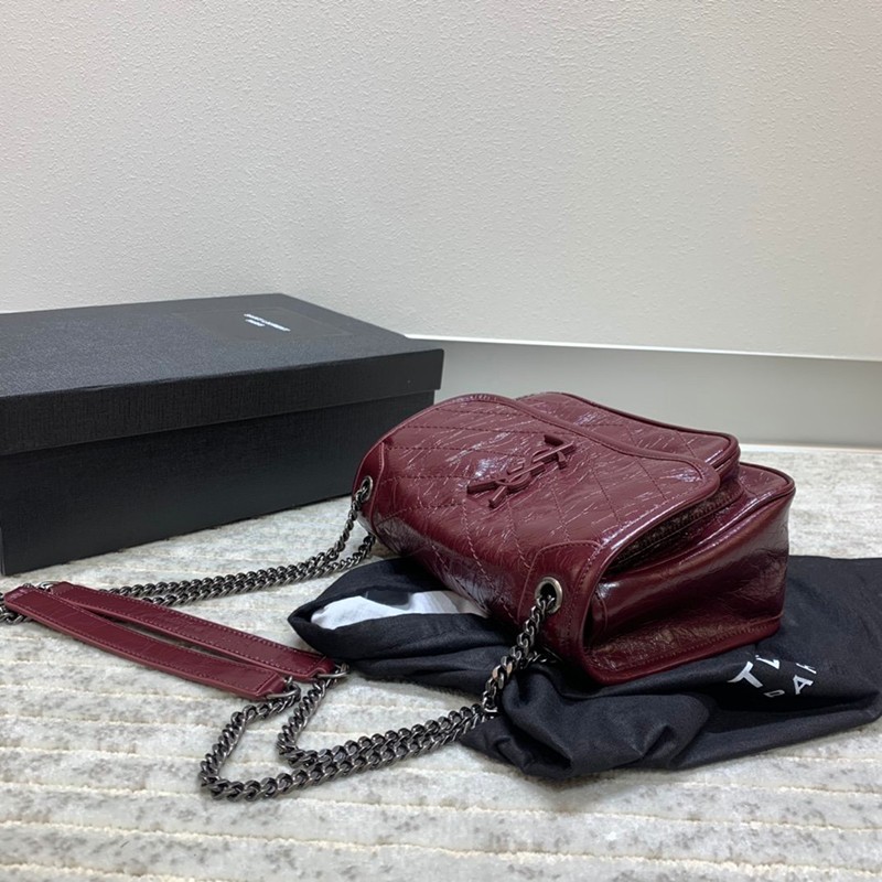21AW新作サンローラン ショルダーバッグ コピー ニキ ミディアム クリンクルヴィンテージレザー 2モデル 6331580EN04100人気