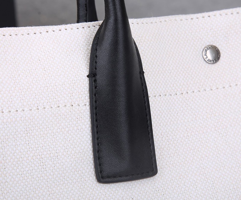 定番【サンローラン トートバッグ コピー】リヴ・ゴーシュ コーテッドリネントートバッグ Sac89785激安送料無料