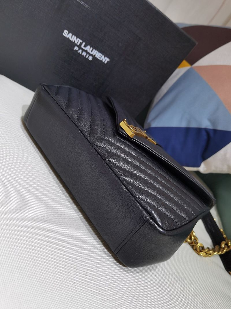 希少色サンローラン ハンドバッグ スーパーコピー★カレッジ ミディアム マトラッセ Sad86214N級品