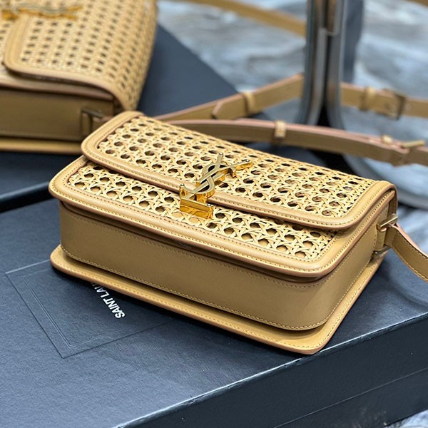 ★日本!!人気！サンローラン ソルフェリーノ box 偽物 ウィッカー ショルダーバッグ Saf14859N級品
