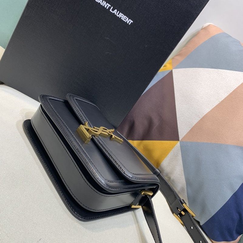 超希少！サンローラン ショルダーバッグ ボックスレザー サッチェルバッグ 偽物 Sap13059N級品