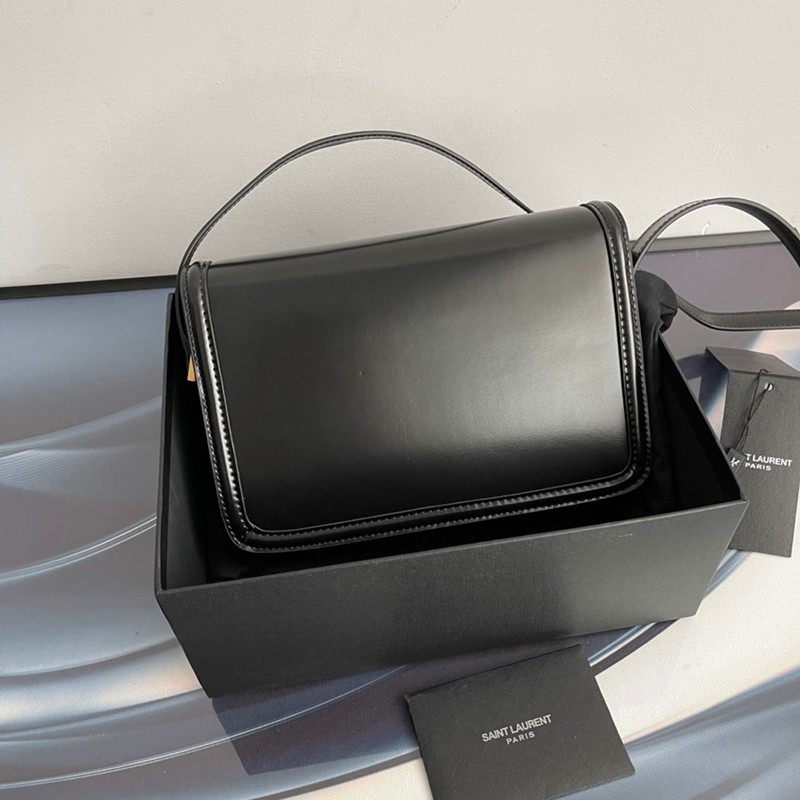 ☆新作21AW☆サンローラン ショルダーバッグ コピー ボックスレザー サッチェルバッグ Saq65601激安送料無料