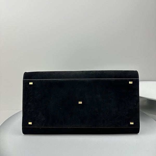 速達発送THE ROW 偽物 Soft Margaux 10 スエード トップハンドルバッグ zao91177激安送料無料