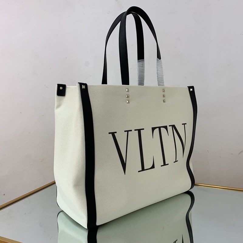 ブランドヴァレンティノ トートバッグ 偽物 ショッピングバッグ NEON VLTN キャンバス ミディアム Vua11801激安送料無料