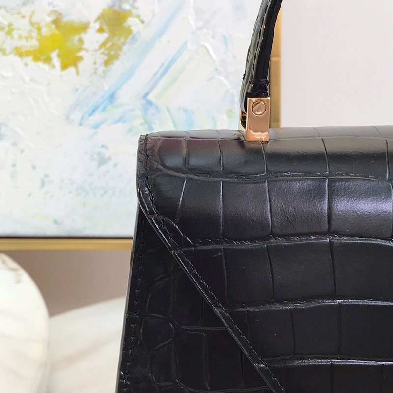21-22AW ヴァレクストラ スーパーコピーイジィデ クロコダイル ハンドバッグ Vuu99556N級品