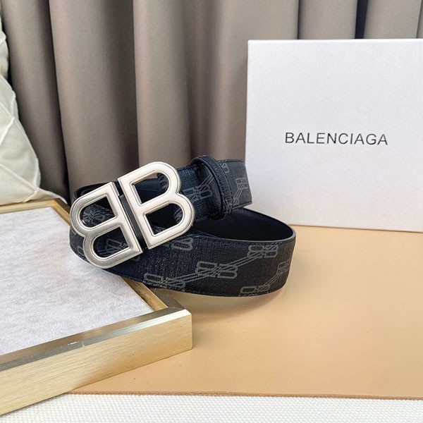 バレンシアガ BB HOURGLASSシグネチャーベルト 偽物 38MM ban57762高い品質