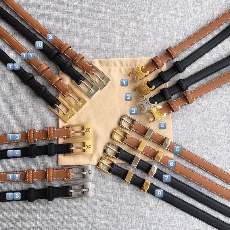 日本未入荷【セリーヌ】トリオンフ ベルト メンズ カーフスキン Ceo74721代引きを販売