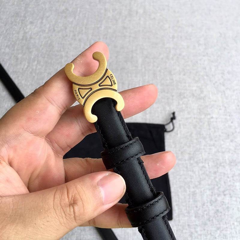 ☆超人気☆【セリーヌ】スモール マイヨン トリオンフ ベルト 偽物 カーフスキン Cey60554最高級