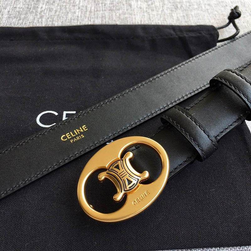 ☆超人気☆セリーヌ スモール マイヨントリオンフバックル ベルト 偽物 Cey68798高い品質