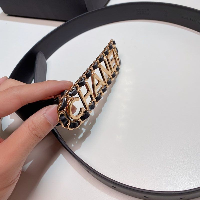 信用第一 シャネル カーフスキン ベルト 偽物 30mm メタル & ストラス shn14919激安送料無料