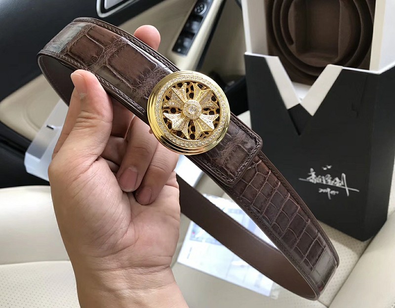 可愛いクロムハーツ ベルト 偽物 ローラーベルト 幅38ｍｍ Kuf25610高い品質