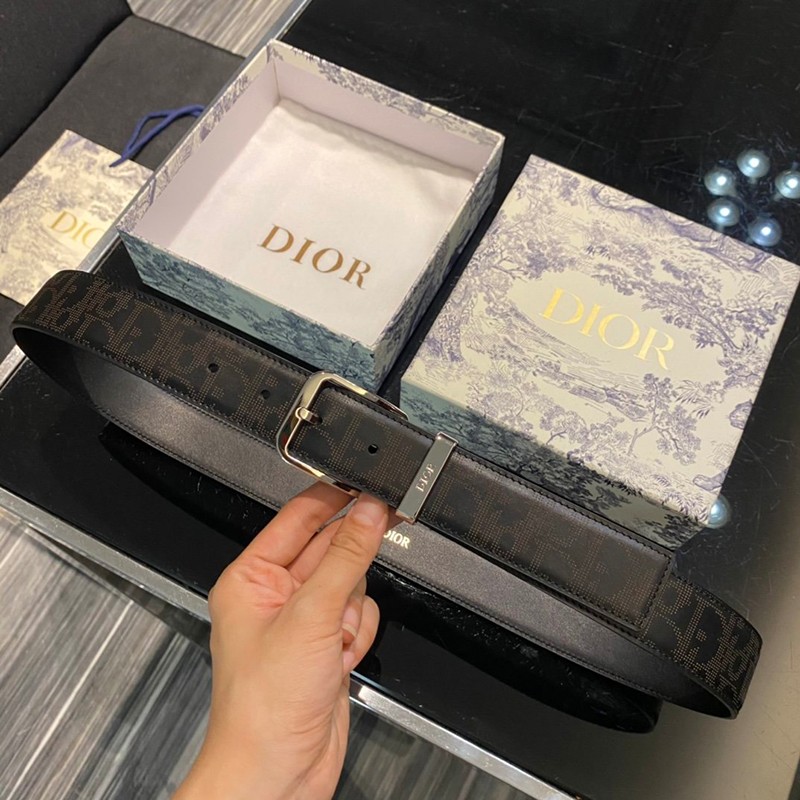 モダン◇ディオール ベルト コピー オブリーク ギャラクシー レザー Belt 35MM dep76750N級品