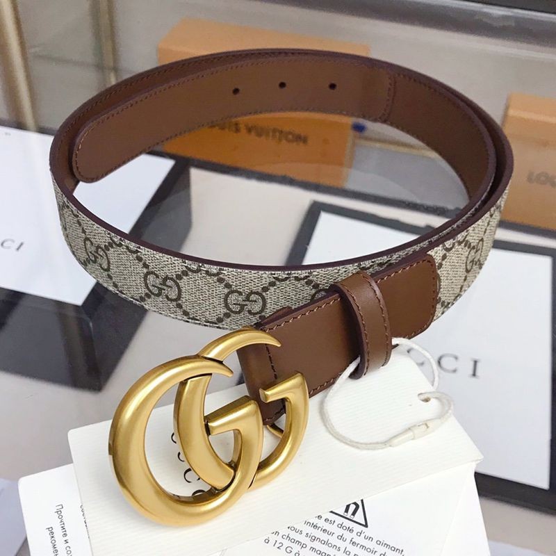 可愛い【グッチ ベルト 偽物】 リバーシブル GGスプリーム キャンバス 30mm guc92375高い品質
