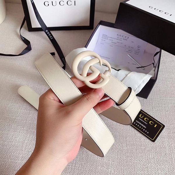大人気!★グッチ★ダブルGバックル レザー ベルト 30mm コピー guf06697通販