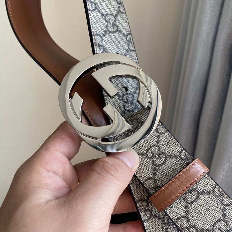 累積売上総額第１位！グッチ ベルト コピー リバーシブル GGスプリーム キャンバス 38mm guj37999激安送料無料