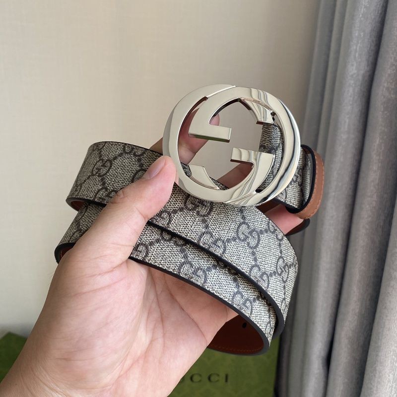 累積売上総額第１位！グッチ ベルト コピー リバーシブル GGスプリーム キャンバス 38mm guj37999高い品質