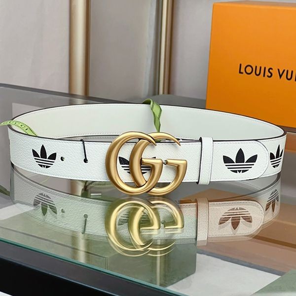 最安値挑戦 adidas×グッチ★GGマーモント ベルト 偽物 guq59341人気